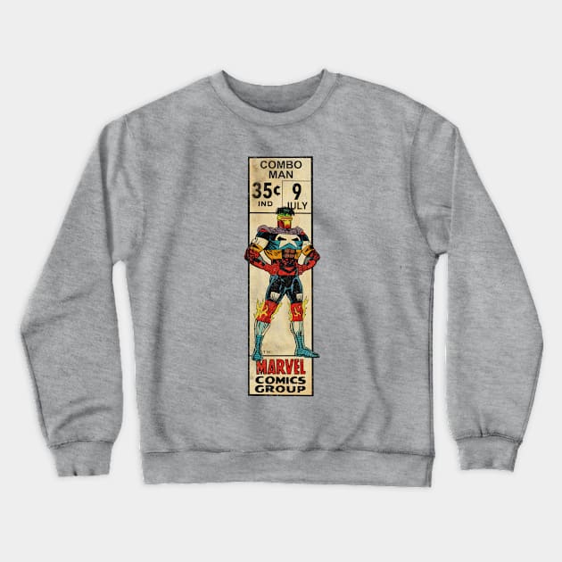 Combo Man corner box Crewneck Sweatshirt by ThirteenthFloor